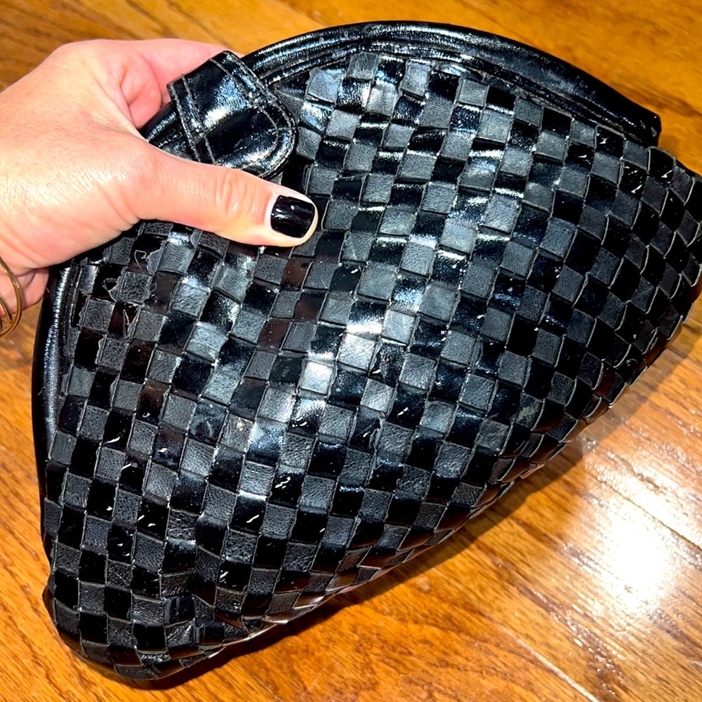 RARE All Black SHARIF clutch